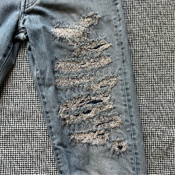 Vintage Distressed Denim Replay Jeans Denim - Picture 6 of 14